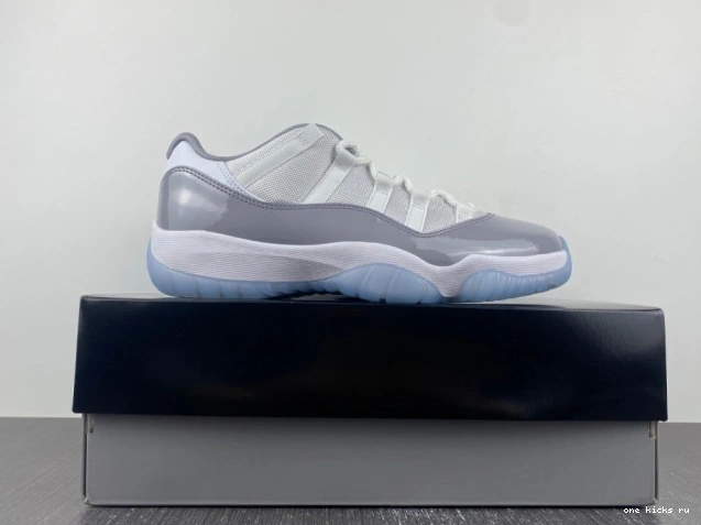 Rep Grey Low Jordan AV2187-140 11 Air Cement 0807